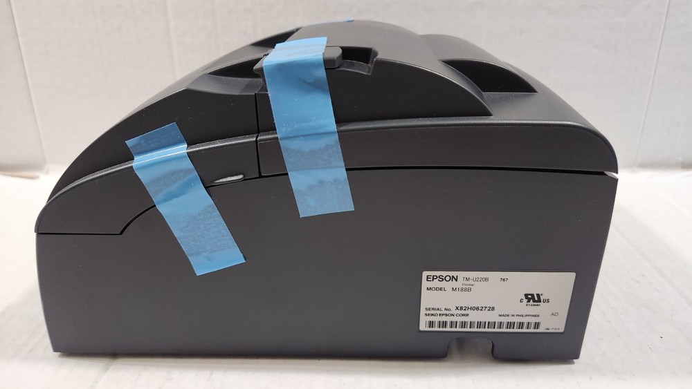 Epson TM-U220B Pos Kitchen Receipt Printer ETHERNET Network. New Open Box