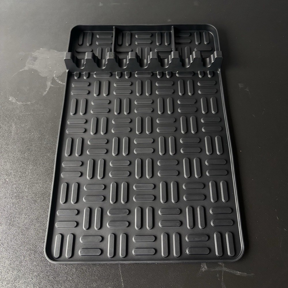 Silicone Rectangle Grill Mat Black Dishwasher Safe Compatible with Blackstone ￼