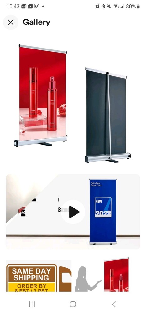 Artistic Retractable Banner By Bernini