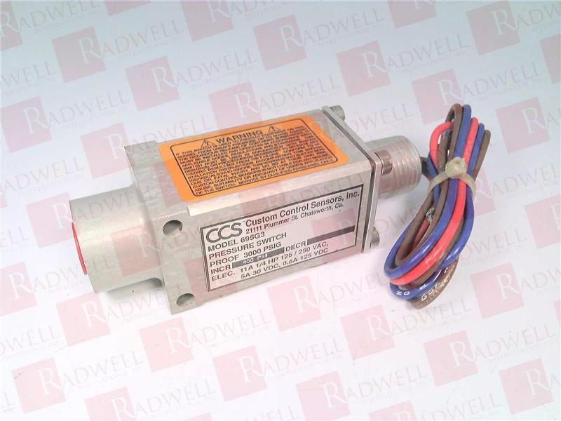 CUSTOM CONTROL SENSORS 695G3 / 695G3 (NEW NO BOX)