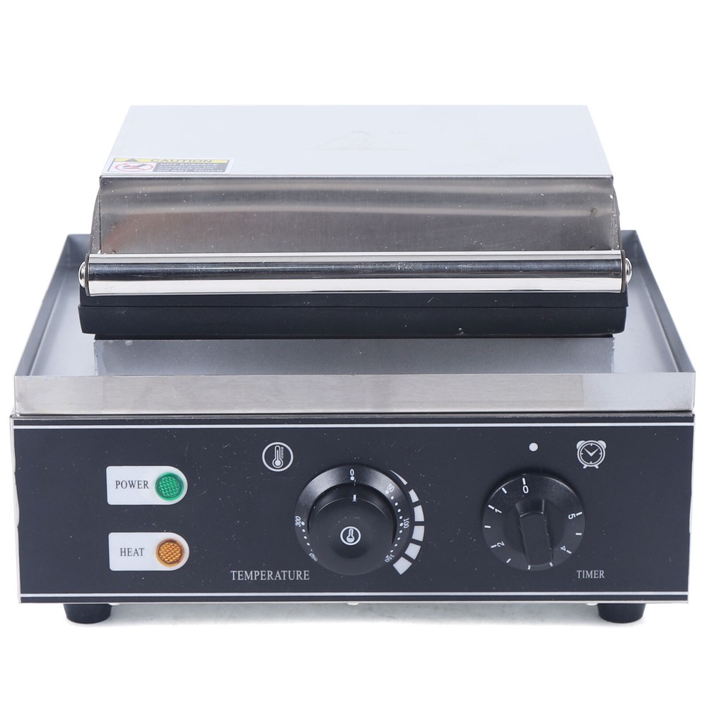 1500W Donut Maker Waffle Machine Commercial 5 Dounts Baking Waffle Machine Timer