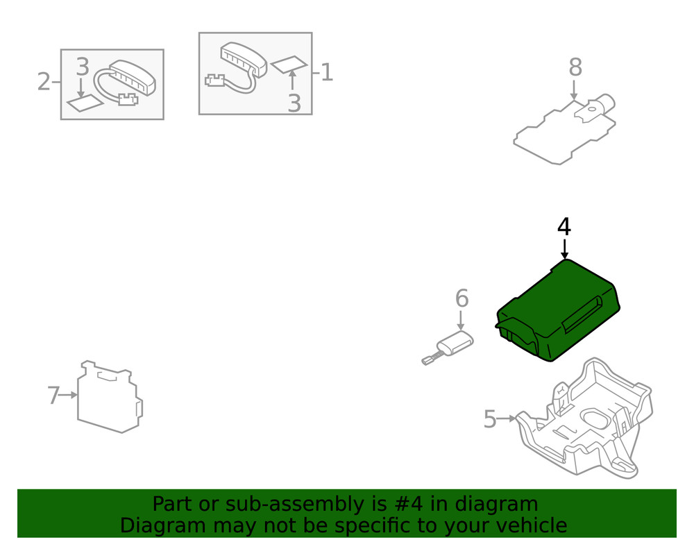 Genuine Volvo Mobile Phone Control Module 31489409
