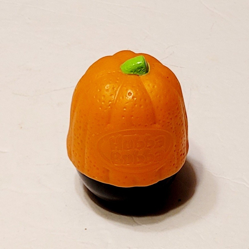 Vintage 2006 Wrigley’s HUBBA BUBBA Pumpkin Bubble Gum 3” Candy Container Empty