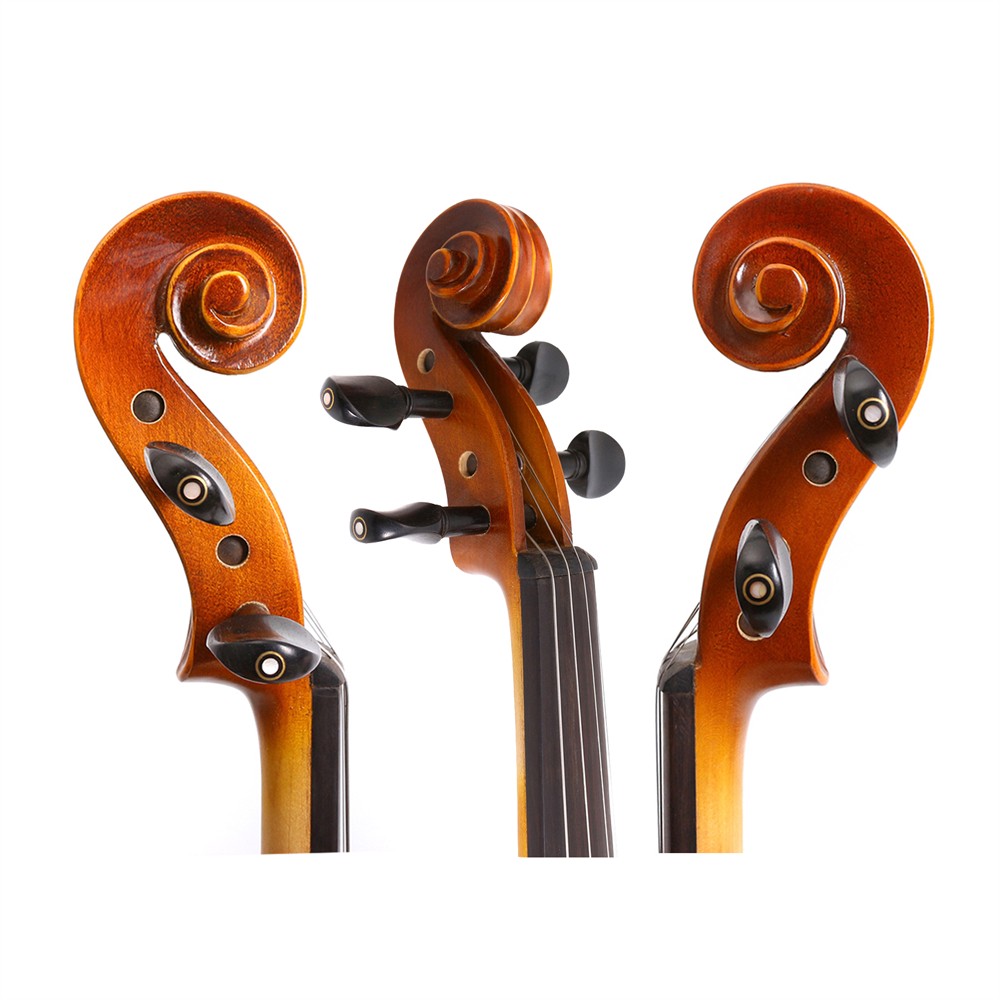 4 String Acoustic Violin 1/4 Size Handmade Violin For Student Beginner Set