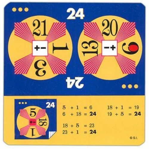 NEW 24 GAME Math PRIMER ADD SUBTRACT 48 Cards and Instructions-