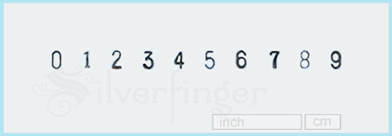 5MM NUMBER PUNCH STAMP SET 9pc Hardened Bearing Steel Metal Stamping Tool Kit