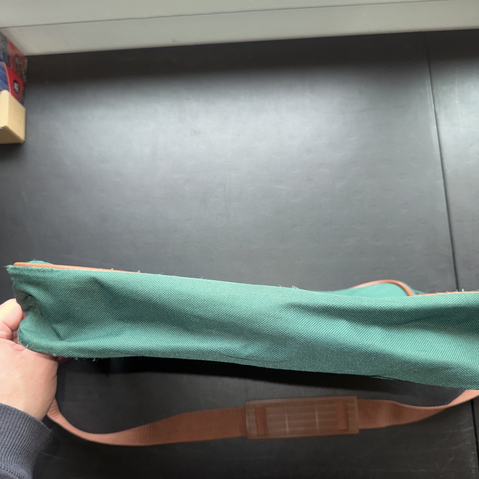 Polo Ralph Lauren Vintage Hunter Forest Green Canvas Computer Bag Messenger Bag