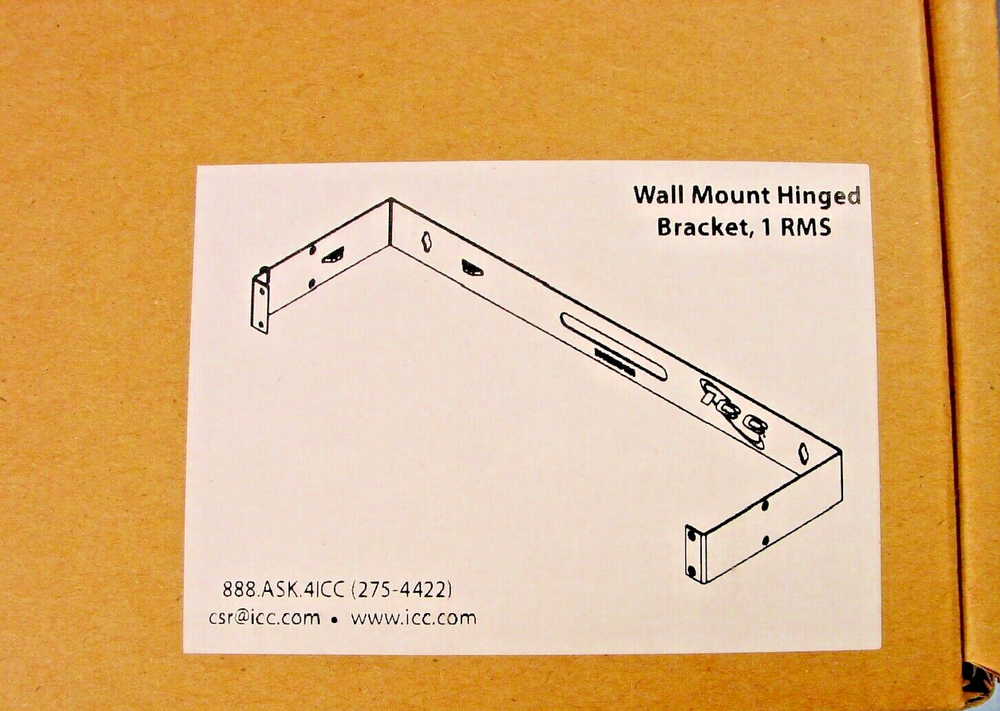 ICC ICCMSHB1RS Hinged Bracket Wall Mounted
