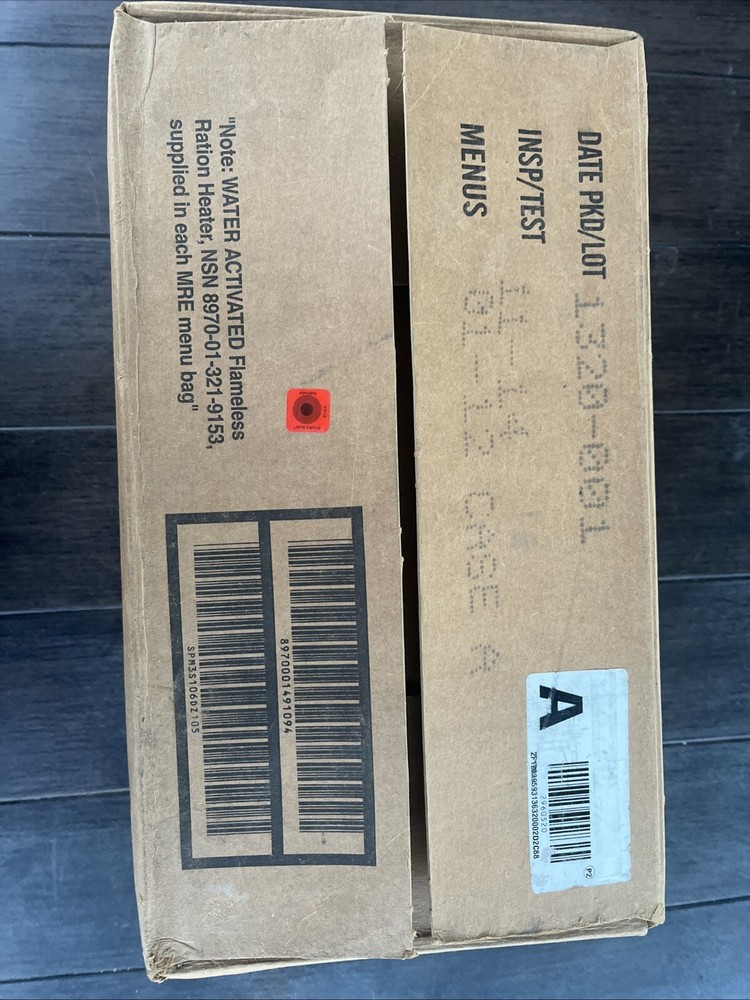 Official Military MRE Cases