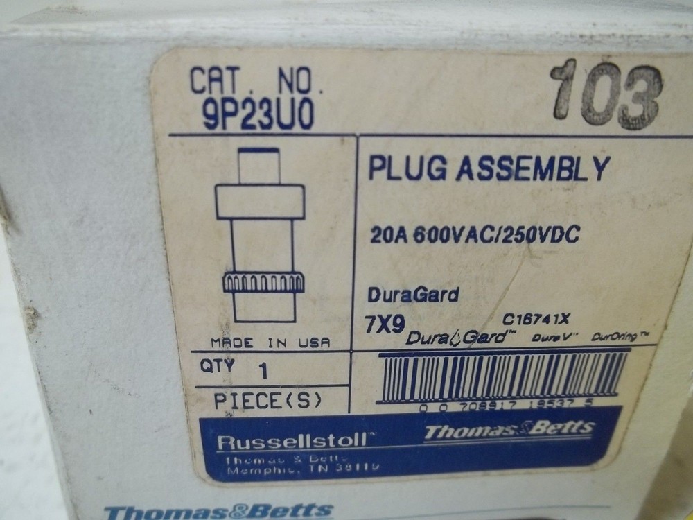 THOMAS & BETTS 9P23UO PLUG ASSEMBLY NSMP