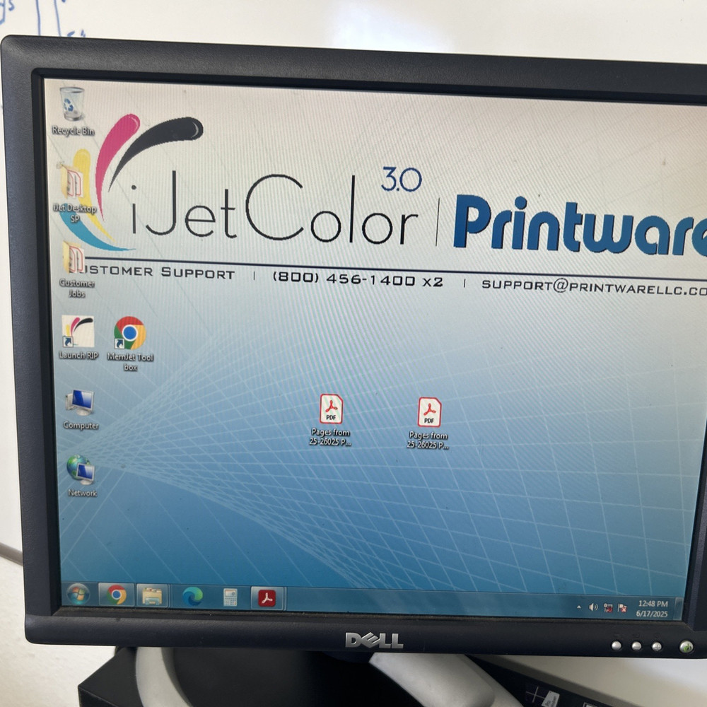 Printware iJet Color Inkjet Envelope Printer USED w/ Conveyor