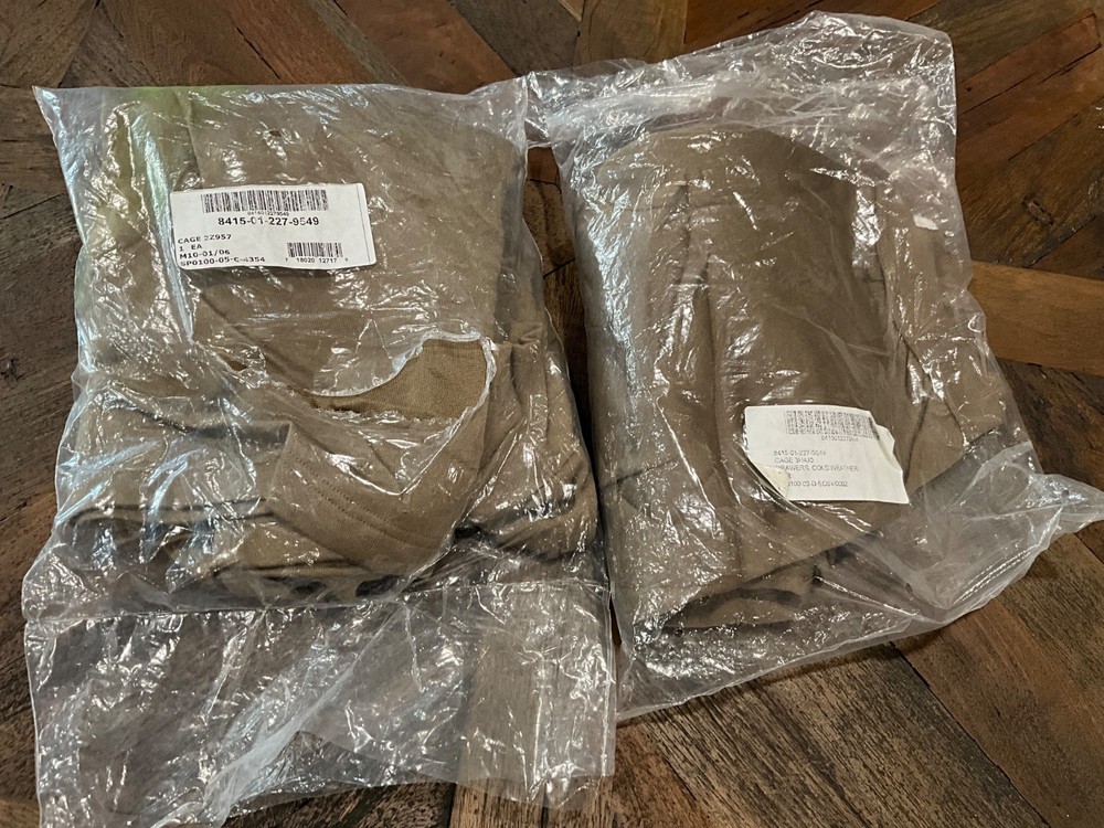 Set USGI Drawers & Undershirt Cold Weather Polypropylene Medium NIP ECWCS BDU