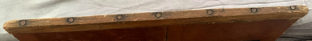 Primitive Antique Large Gameboard Made from Antique Breadboard