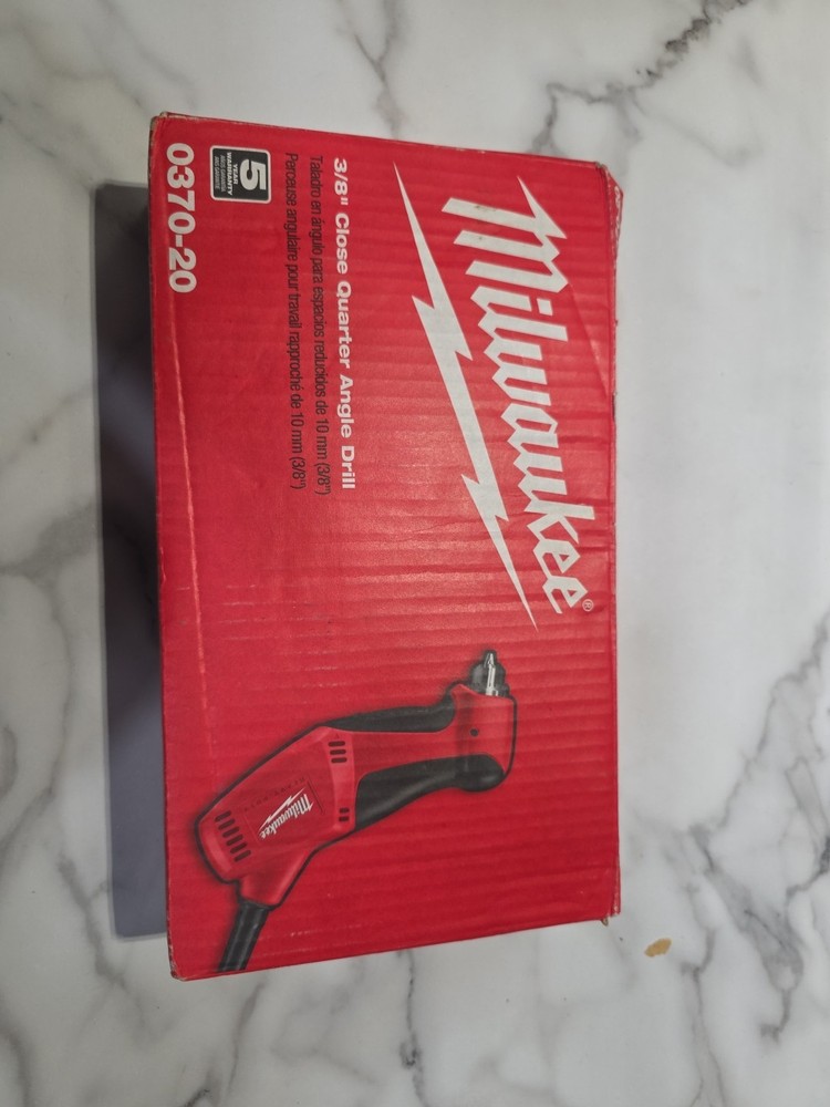 MILWAUKEE 3/8" Close Quarter Angle Drill Model: 0370-20