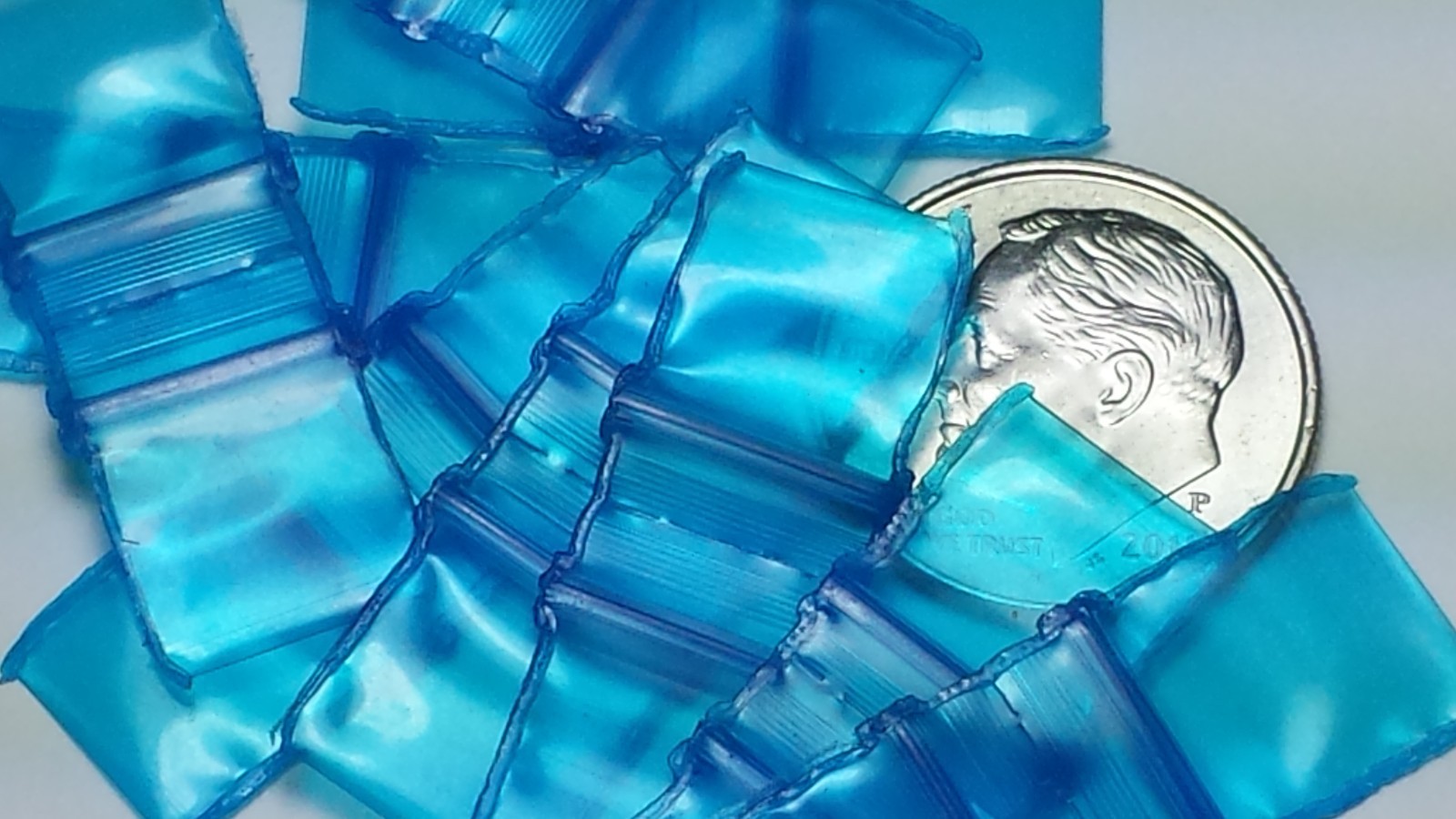 BLUE Apple Bags Liquidation 1000 bags, 10,000 bags, 50k bags (CHOOSE SIZE)