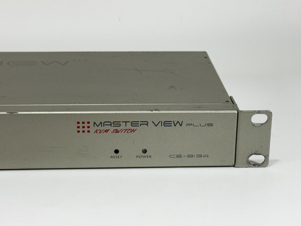 Aten Master View Plus ~ 4-Port PS/2 VGA KVM Switch ~ CS-9134 ~ WORKING