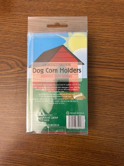 WEINER DOG Corn Cob Holder 4 Sets