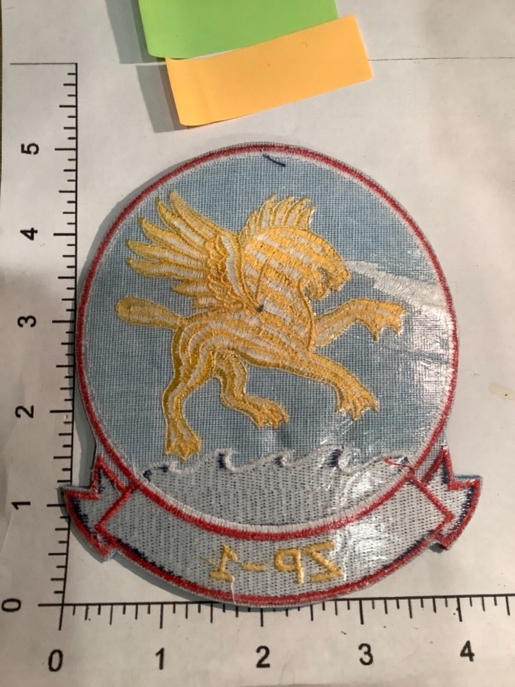 VINTAGE U.S. NAVY ZP-1 PATCH