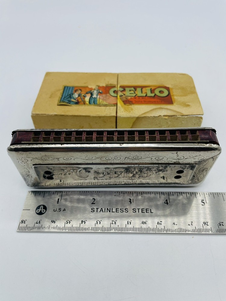 Vintage Cello Harmonica Germany DRWZ