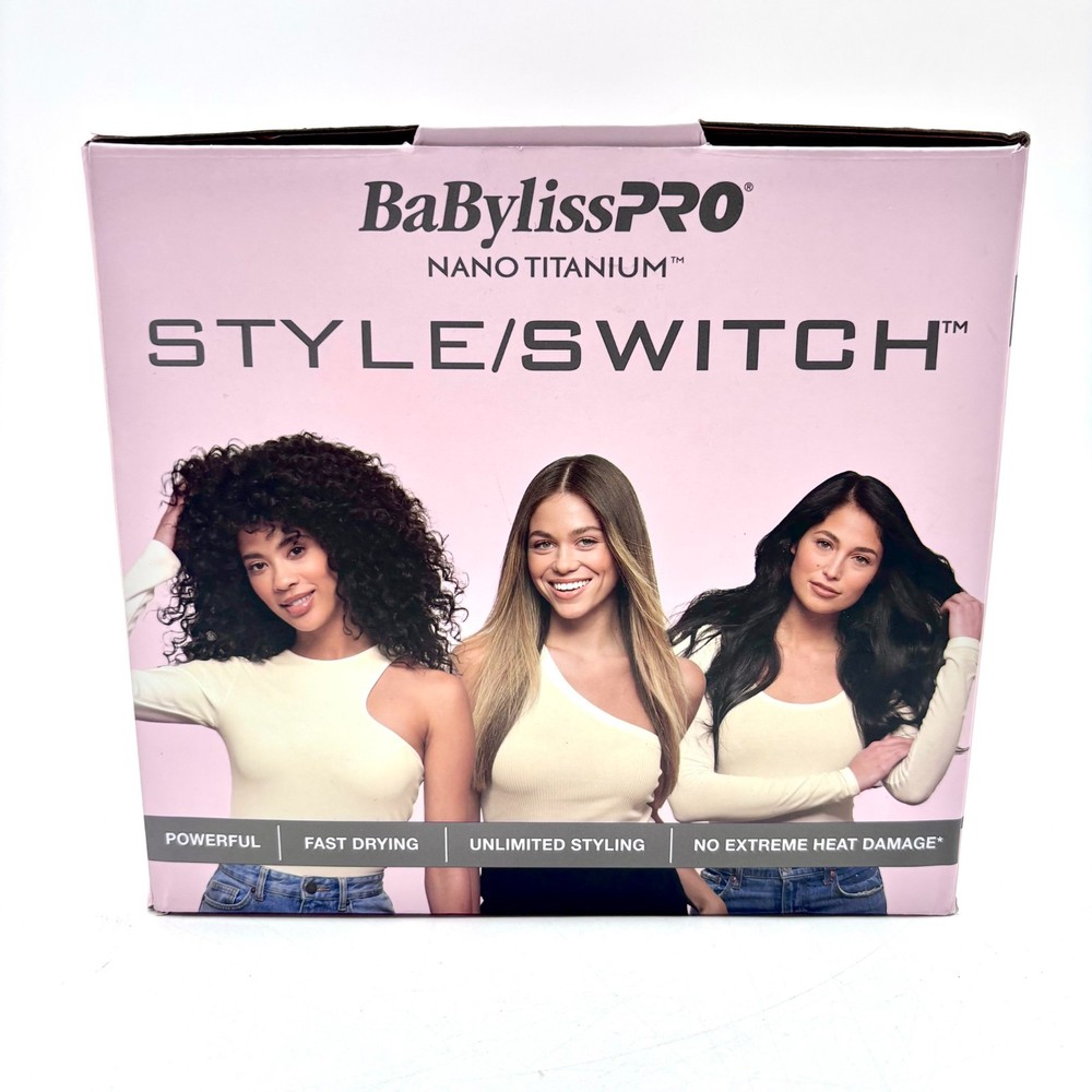 BaBylissPRO Nano Titanium Limited Edition StyleSwitch Ionic Multi-Styler & Dryer
