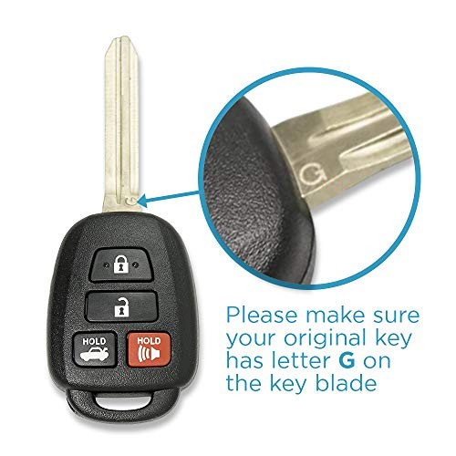 Replacement for New Keyless Entry Remote Car Key for Vehicles That Use