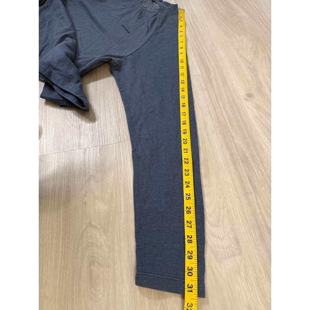 Patagonia Organic Cotton Long Sleeve Crewneck Pullover Shirt Men's Blue