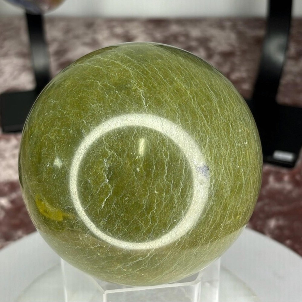 Nephrite Jade Sphere