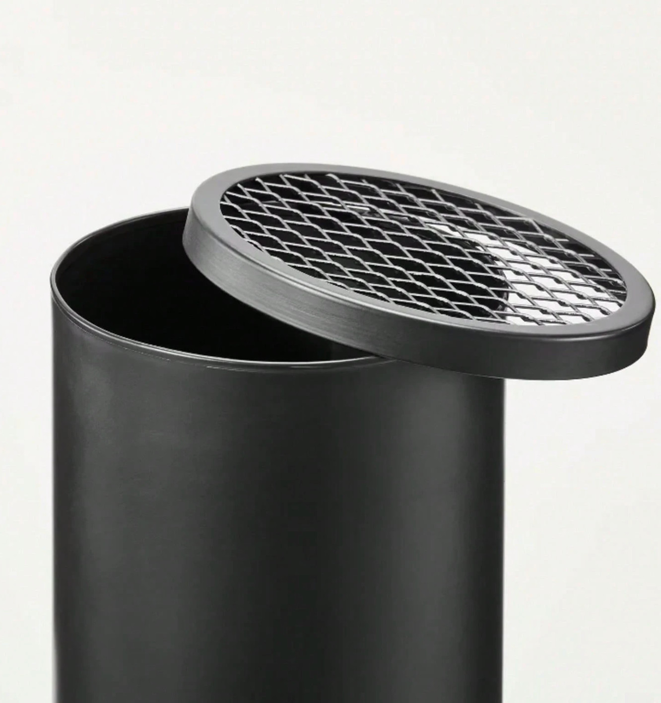 New Hearth & Hand Magnolia Wood Burning Outdoor Metal Fire Pit Chimenea, Black