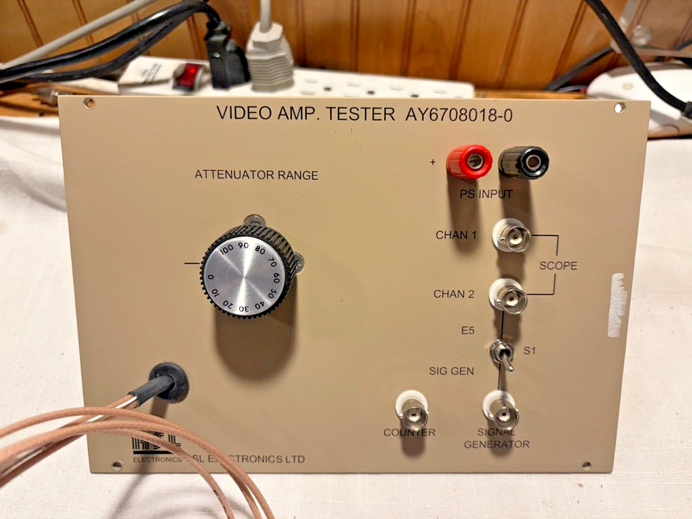 Alan 50V100 BNC Step Attenuator 0-100db In 10db Steps BNC