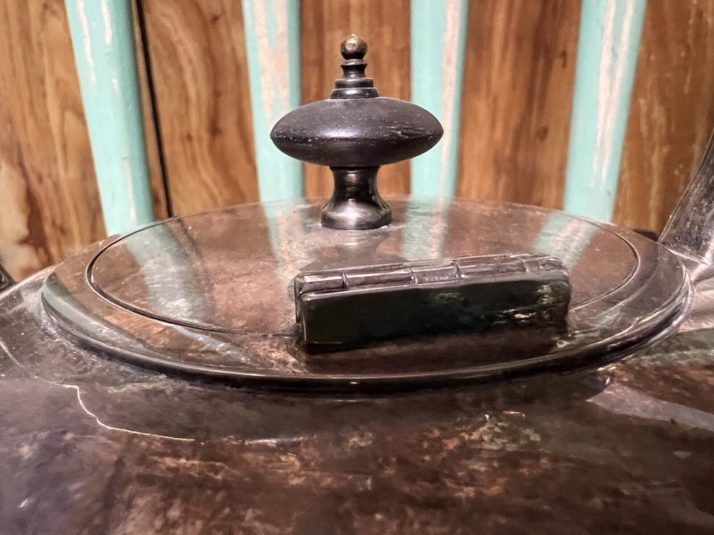 Vintage E.G. Webster & Sons Silverplate Teapot Lidded W Handle Finely Detailed