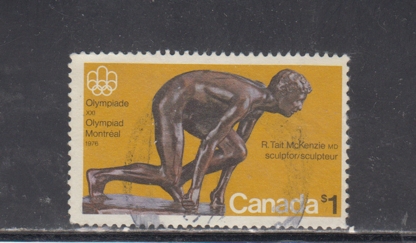 CANADA 1975 / USED - SCOTT # 656  OLYMPICS