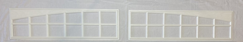 2 Amarr Moonlite Replacement Inserts for Amarr Long Panel Garage Doors White