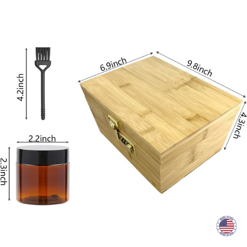 Mickey & Minnie Stash Box – Bamboo Locking Storage Box with Tray