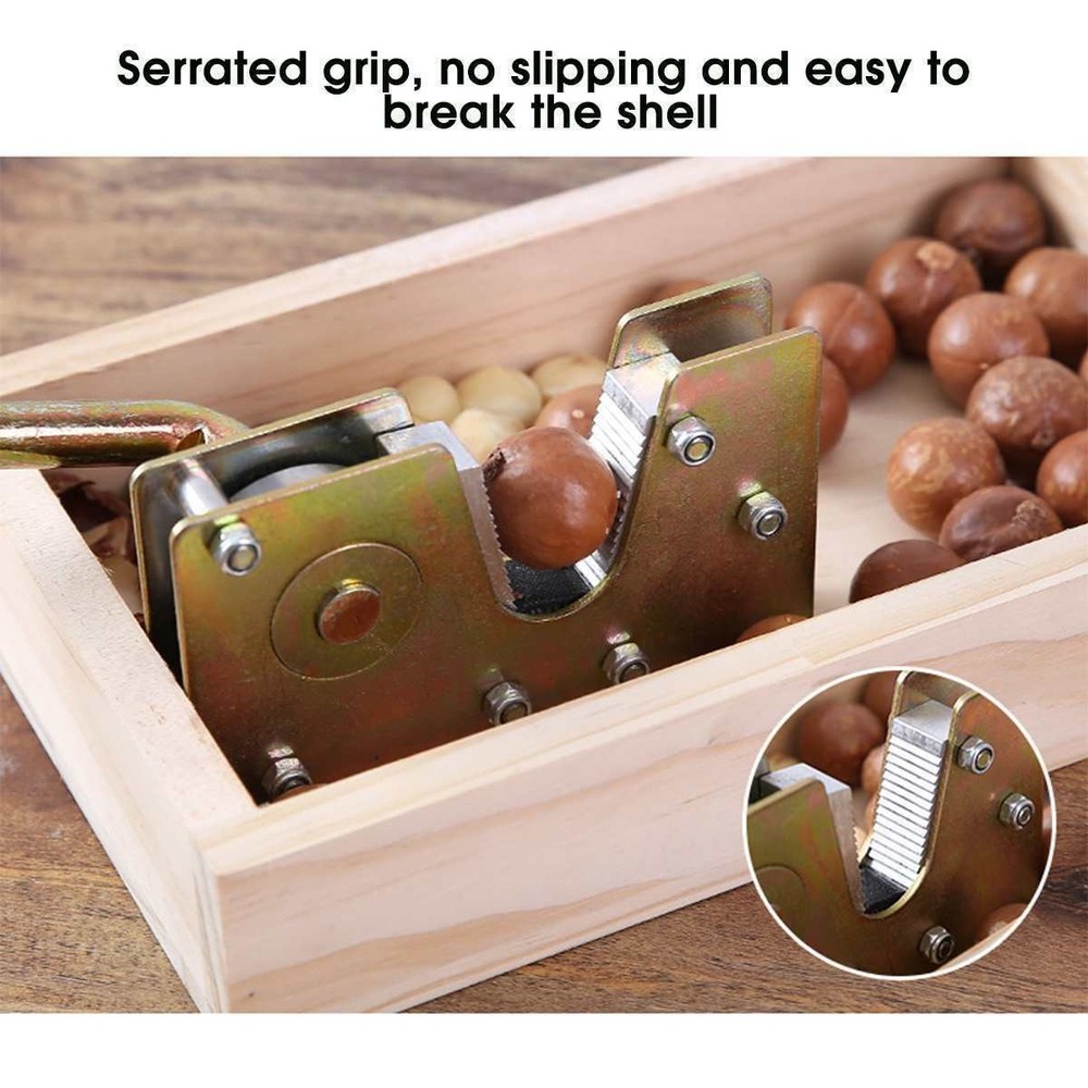 Macadamia Handle Opener Peeling Machine Walnut Tool Nuts Cracker Multipurpose