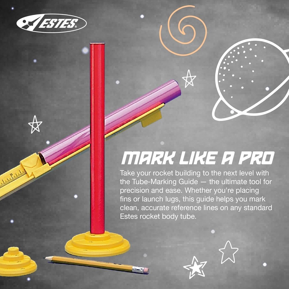 2227 Tube-Marking Guide, Flying-Rocket-Model Building Tool, Rocket Model Kit ...