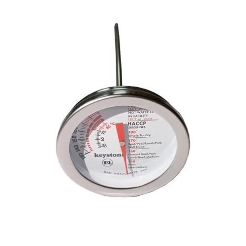 Value Series 29A-102 Meat Thermometer, Dial, 5" Long Probe