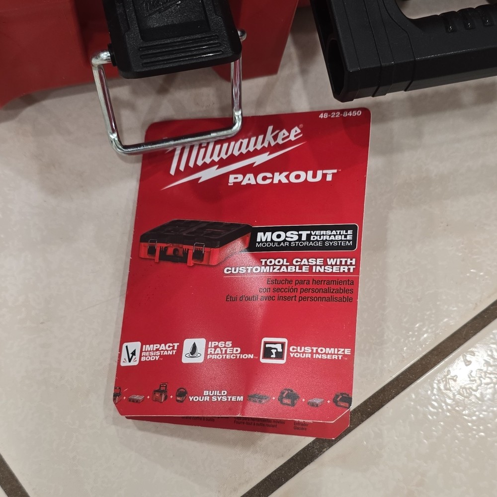 Milwaukee Packout 48-22-8450 Tool Organizer with Customizable Foam Insert.