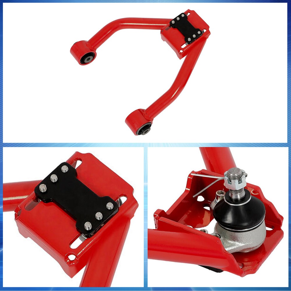 Adjustable Front Upper Control Arm Camber Kit Red For Lexus IS300 2001-2005