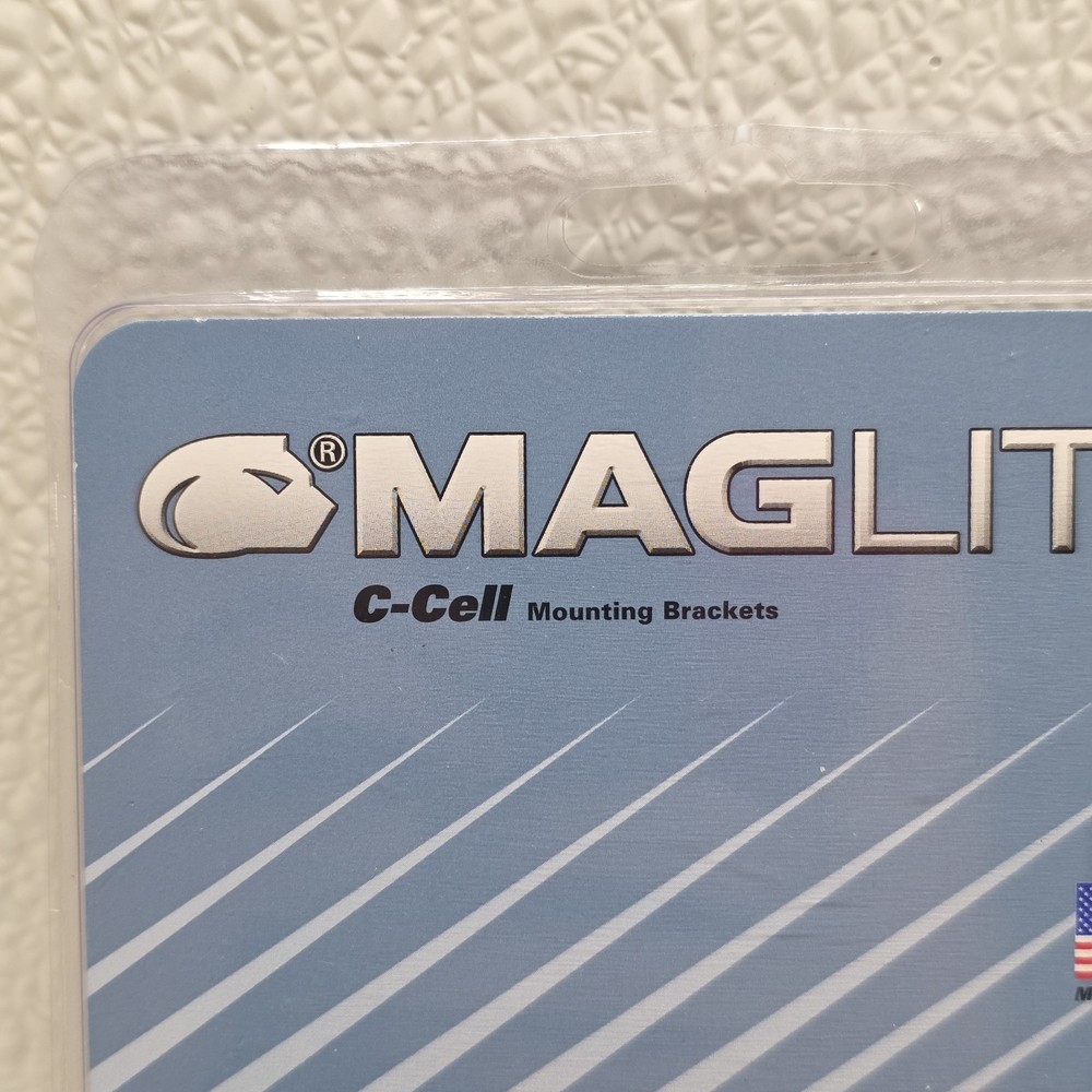 Maglite Black Universal Mounting Brackets for C-Cell Flashlight