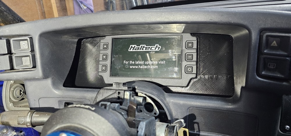 Haltech iC7 Dash Mount For 87-93 Foxbody Mustang.