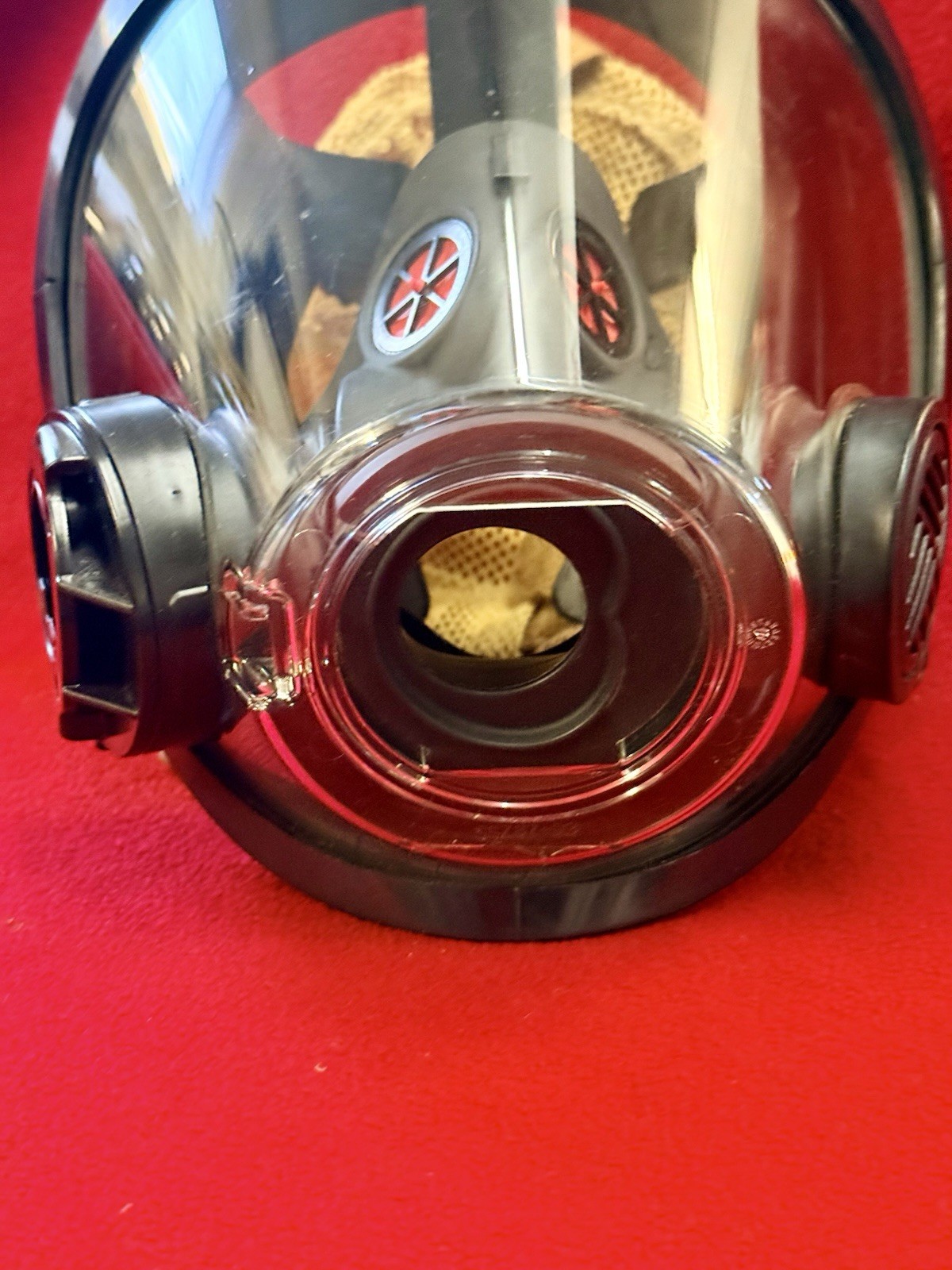 Scott AV-3000 HT -Mask w/ Voice Amp Adapter - Firefighter MASK Size - MEDIUM