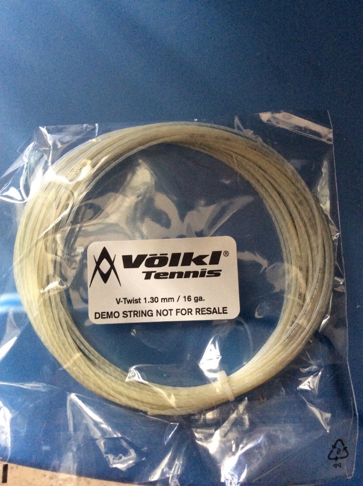 Volkl V-Twist 16g. Tennis String, 3 Sets