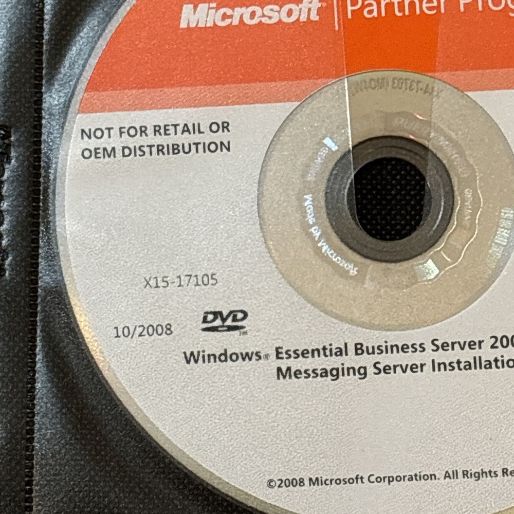 Windows Essential Business Server 2008 Security Server Messaging Installation