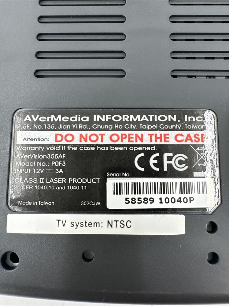 AverMedia POF3 Document Camera - Tested - EB-11966