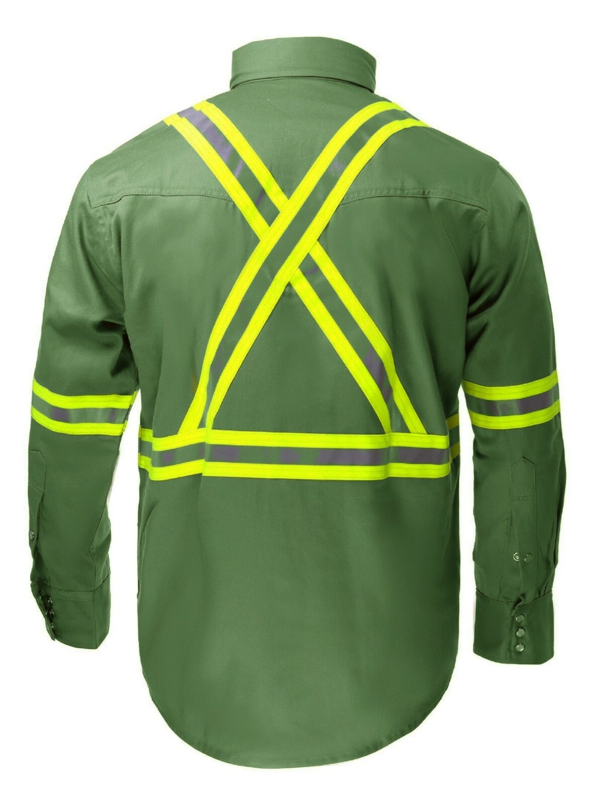 Flame Resistant FR High Visibility Lightweight Work Shirt