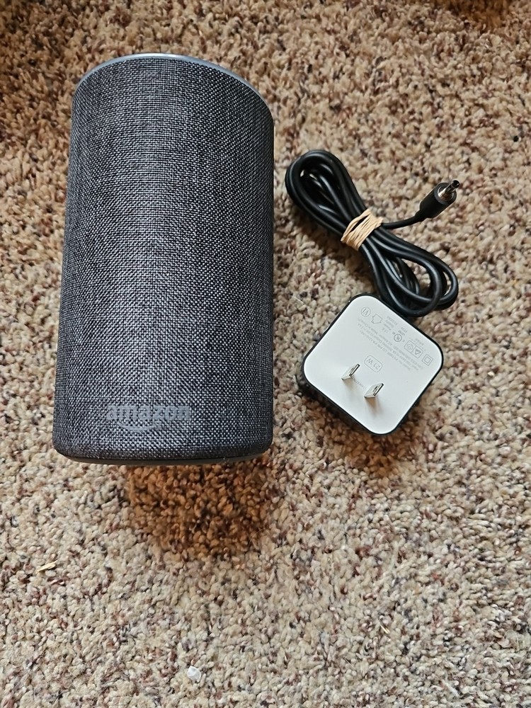 Amazon Echo (2nd Generation) Smart Assistant - Charcoal Fabric