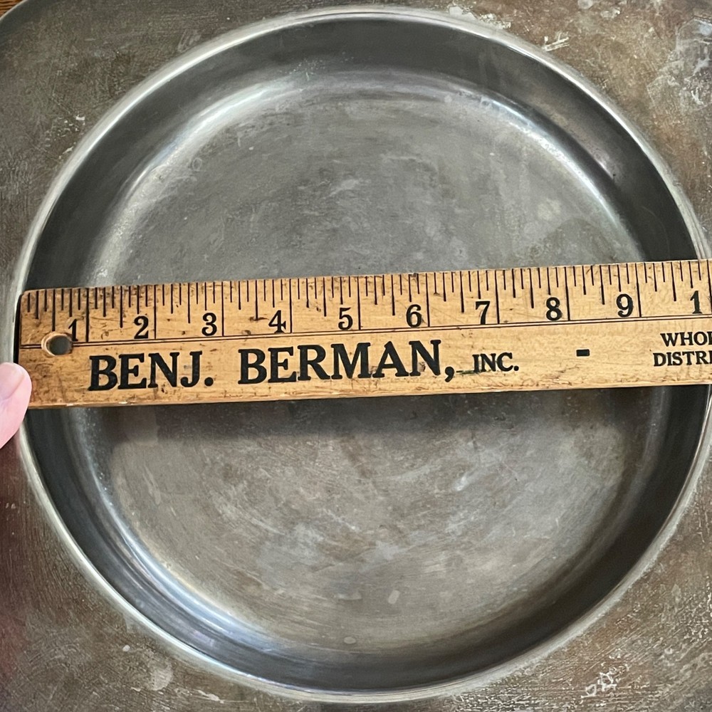 12" Silver Plated Geometric Square Bowl LASLO for TOWLE Modernist Serve Patina