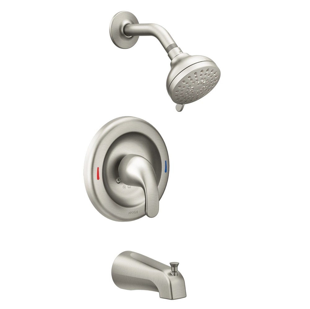 Moen Adler Bathtub & Shower Faucet 1-Handle Multi-Function Valve Included