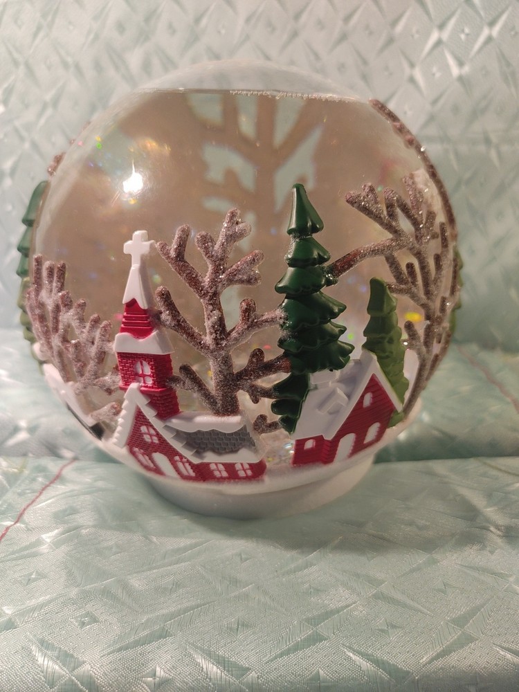 St Nicholas Square Winter Forest Snow Globe