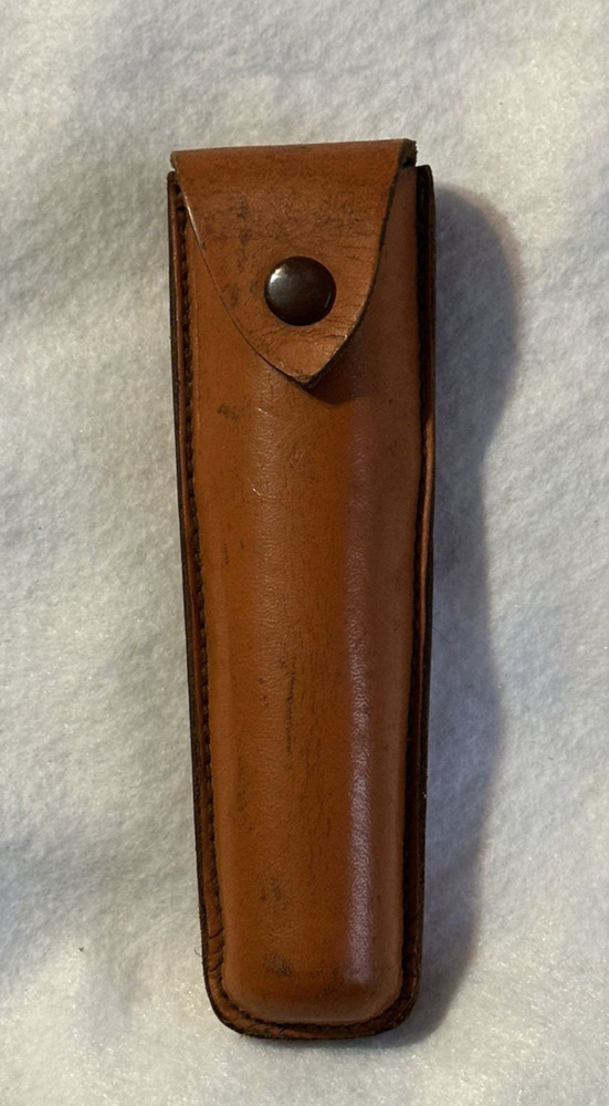 Frederick Post Handheld Bubble Level Survey Transit Scope Monoscope Leather Case